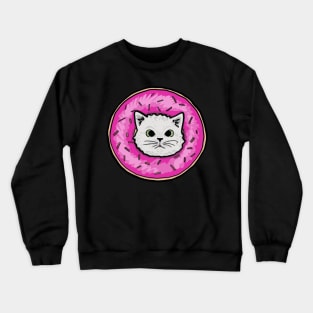 Donut kitty Crewneck Sweatshirt